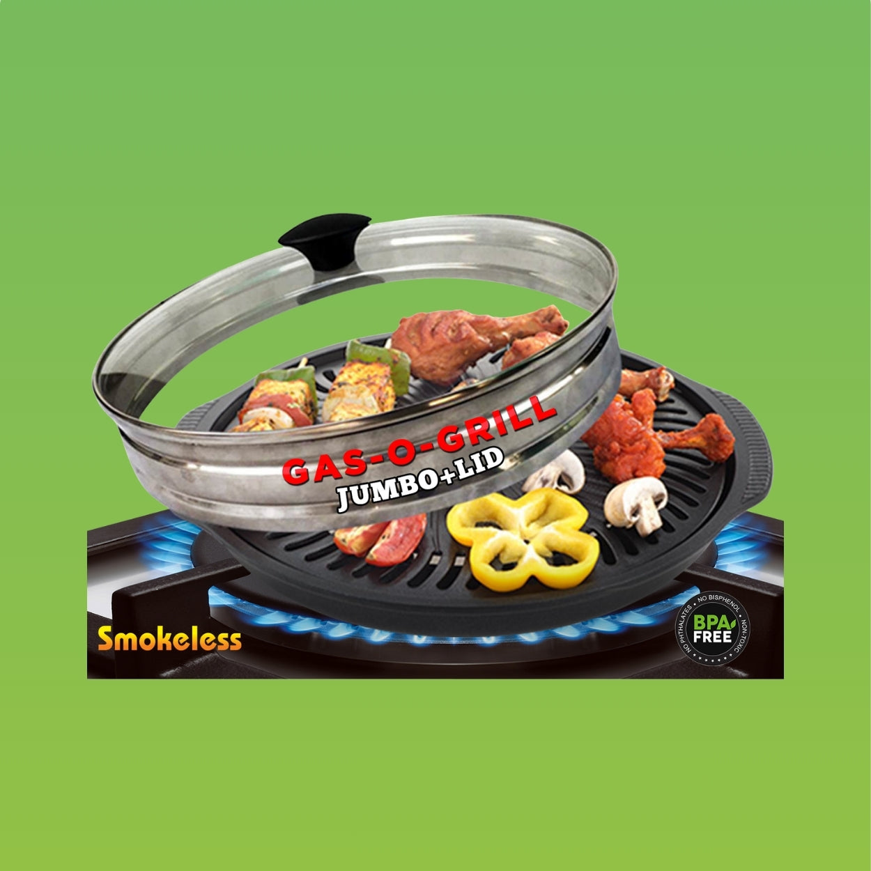 JUMBO WITH GLASS LID Model