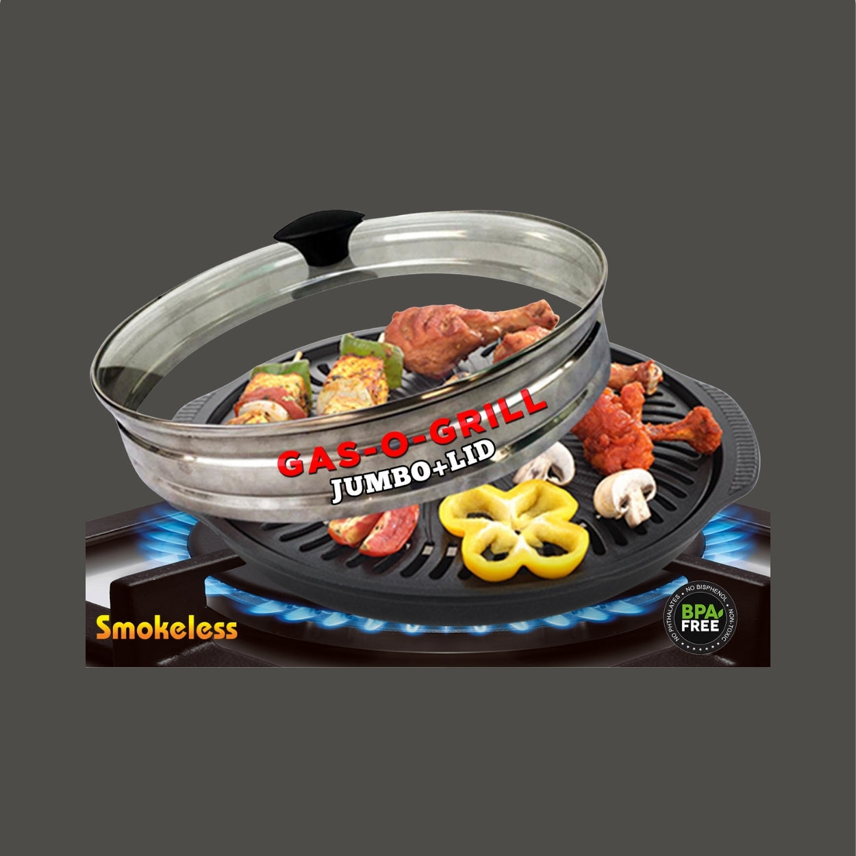 JUMBO WITH GLASS LID Model